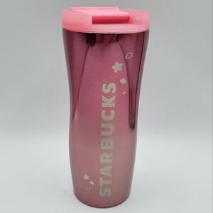 Starbucks Japan Sakura 2022 Stainless steel Diamond Gradation Tumbler